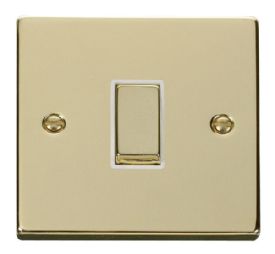 VPBR411WH  Deco Victorian 1 Gang 2 Way ‘Ingot’ 10AX Switch